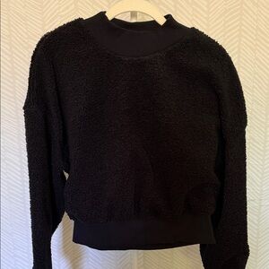 Fabletics Black Fuzzy Sweater